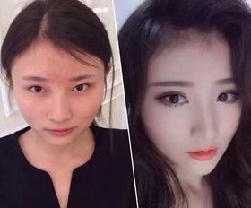 化妝學校分享新娘妝化妝技巧 妝前妝后大反差